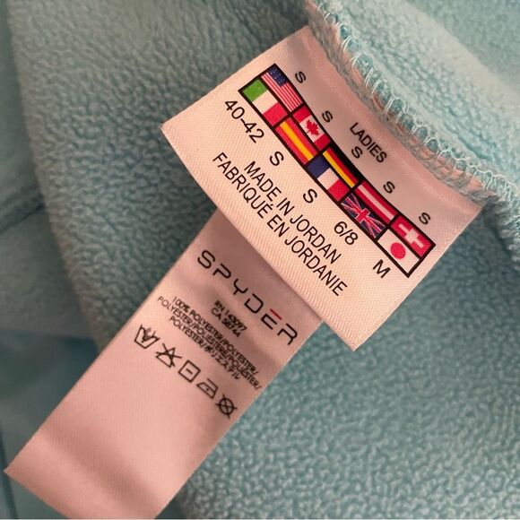 Spyder Endure Full Zip Knit Jacket Teal Size SP - Picture 6 of 7